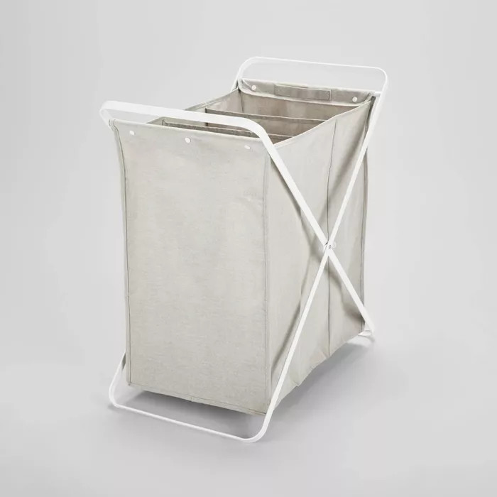 Folding X-Frame Hamper Matte White - Brightroom™ | Target