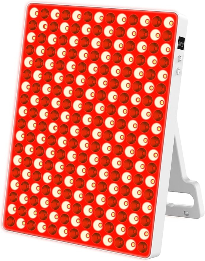 Red Light Therapy with Timing and 180° Adjustable Stand, Deep 660/850nm Near Infrared& Red Light... | Amazon (US)
