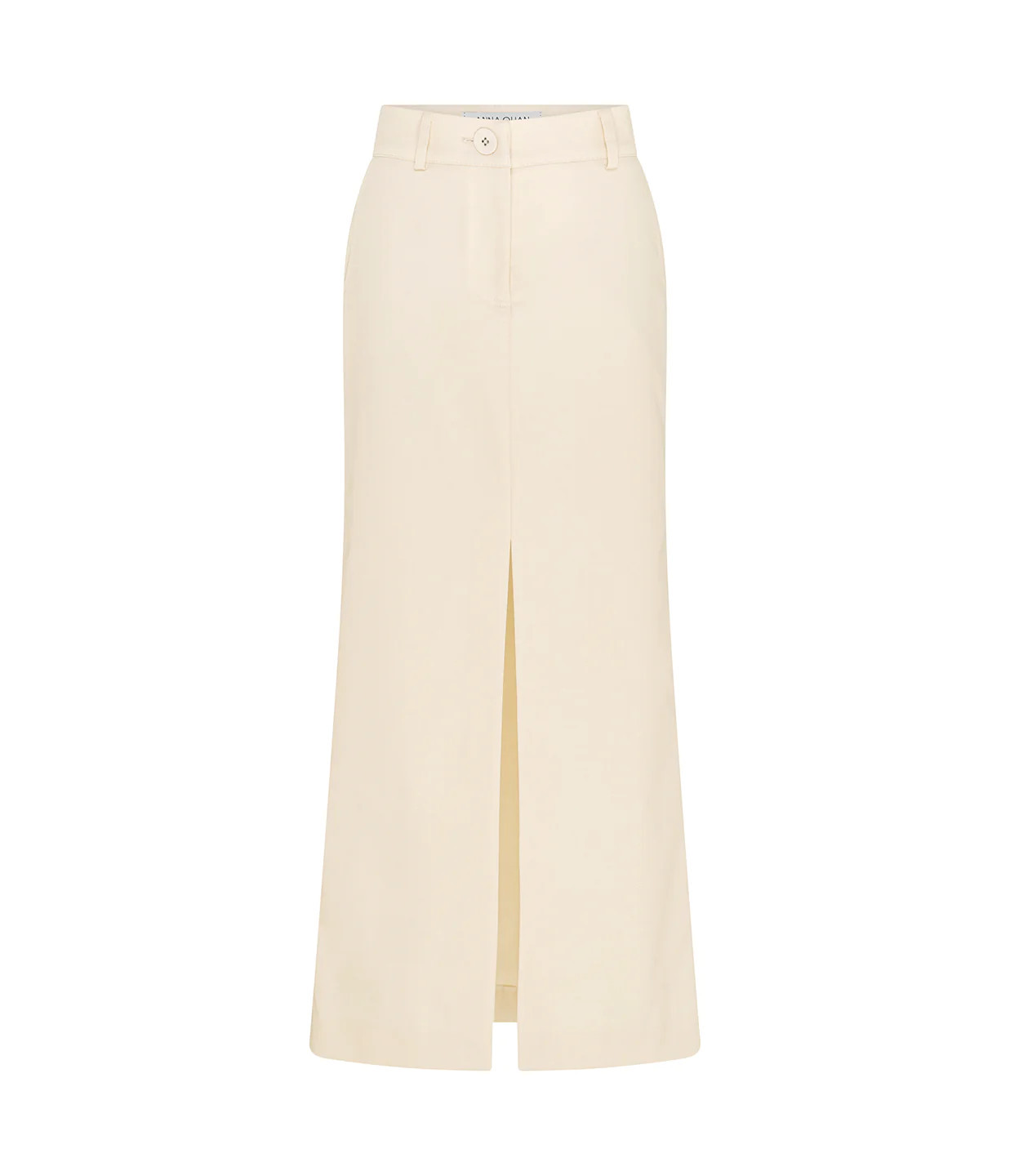 Maevis Canvas Pencil Skirt in Milk | Mode Sportif