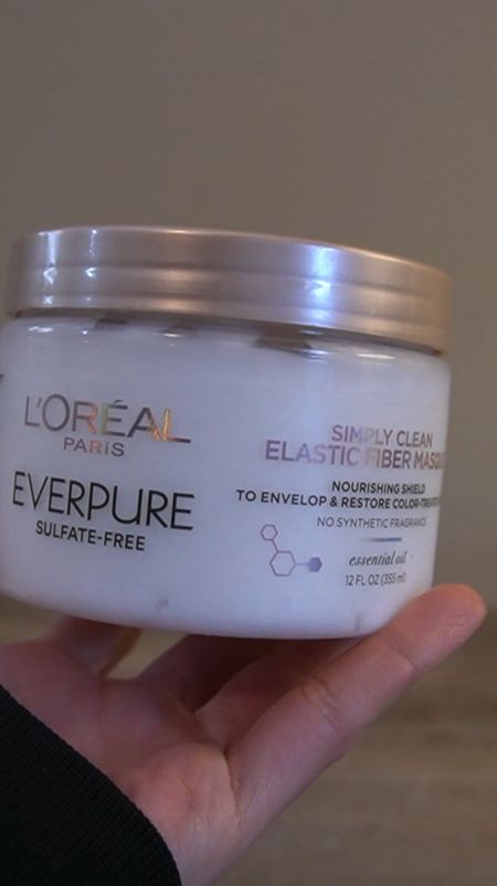 Love this hair mask for keeping hair ends smooth, shiny, and manageable. Elastic fibers easily surround each hair to reduce frizz & strand roughness. 

#LTKVideo #LTKBeauty #LTKFindsUnder50