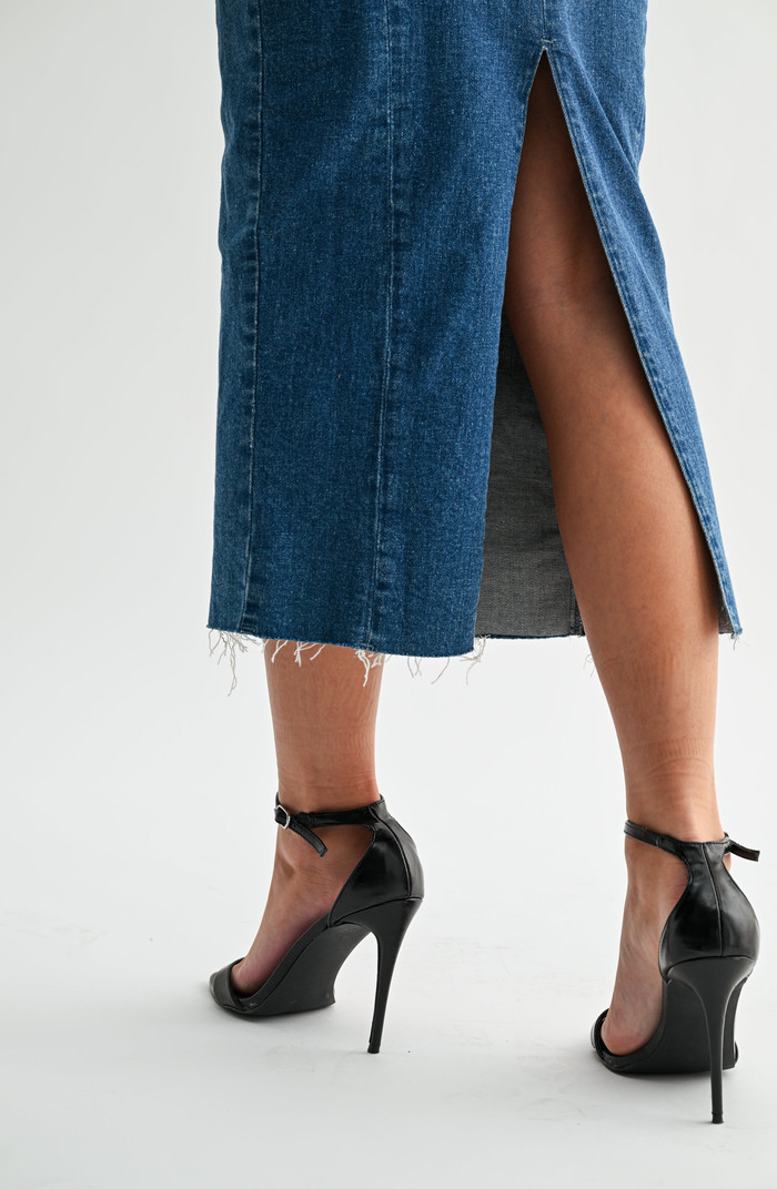 Seamed Denim Dress | Nordstrom