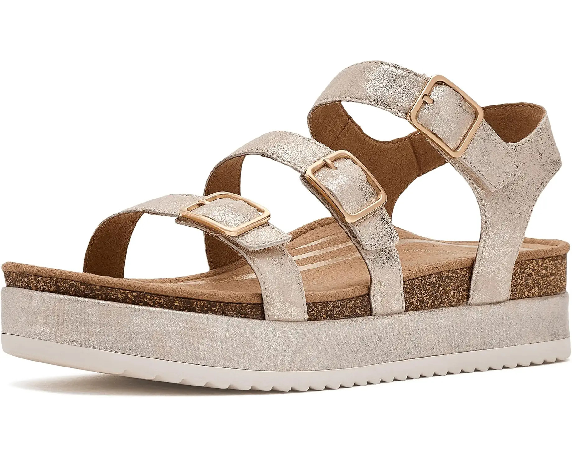 Women's Aetrex Aria Adjustable Platform Sandals | Zappos.com