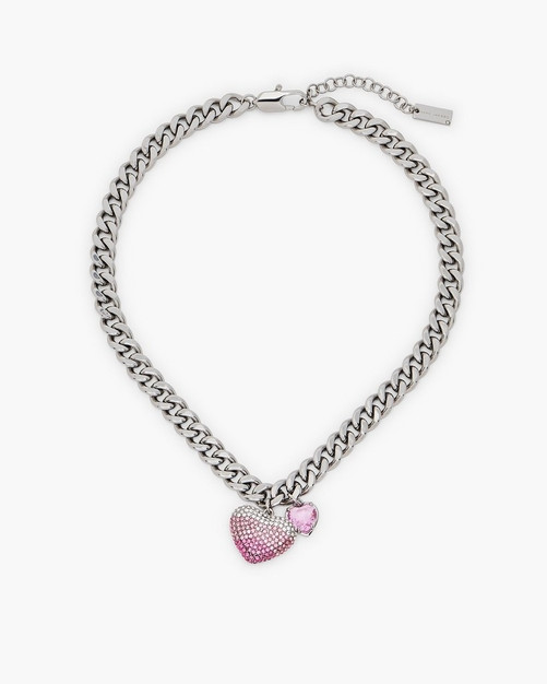 The Heart Balloon Pave Necklace | Marc Jacobs