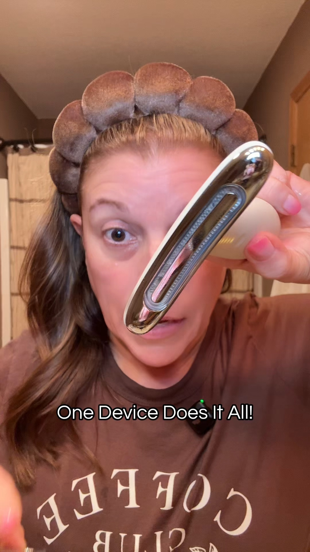 The REVO Face Genie is a powerful all in one anti-aging tool that tightens, tones, sculpts and lifts the skin. It also has 3 LED light settings with heat and vibration. Have you tried this? #facetools #skincaredevice #facegenie #antiagingtips #matureskin 

#LTKOver40 #LTKBeauty