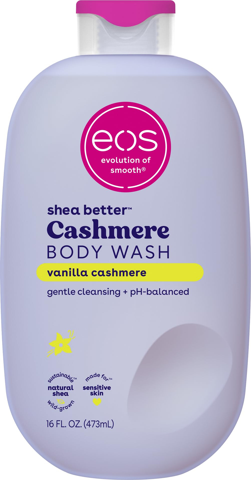 eos Shea Better Cashmere Body Wash, Vanilla Cashmere, Moisturizing and Nourishing, pH Balanced Cr... | Amazon (US)