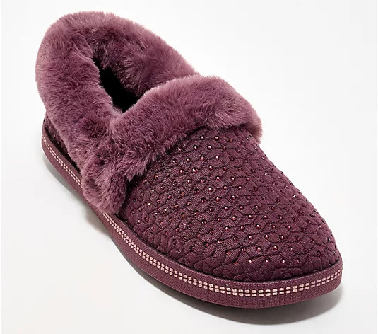 Make Your Selection: Skechers Cozy Campfire Vegan Rhinestone Slippers | QVC