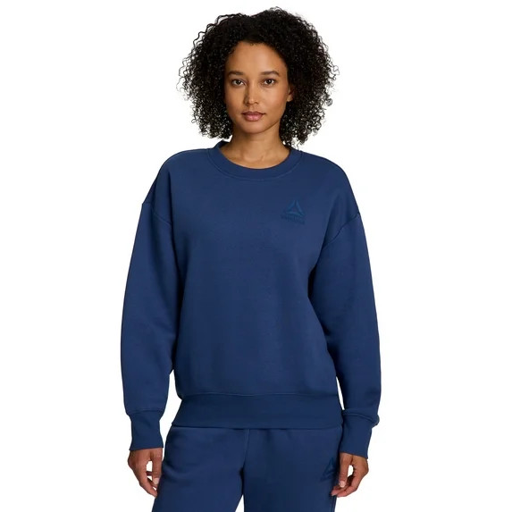 Reebok Women's and Women's Plus Weekender Oversized Crewneck, Sizes XS-4X | Walmart (US)