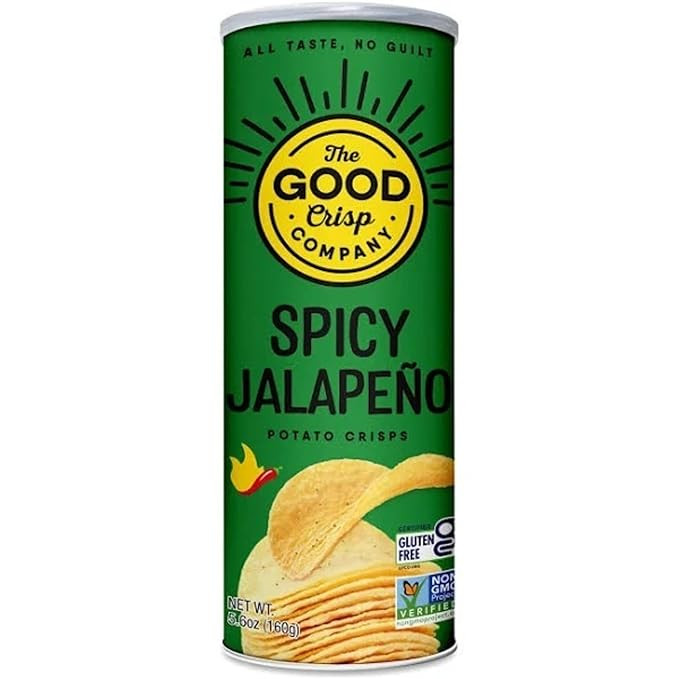 The Good Crisp Company Spicy Jalapeno Potato Crisps, 5.6 Oz | Amazon (US)