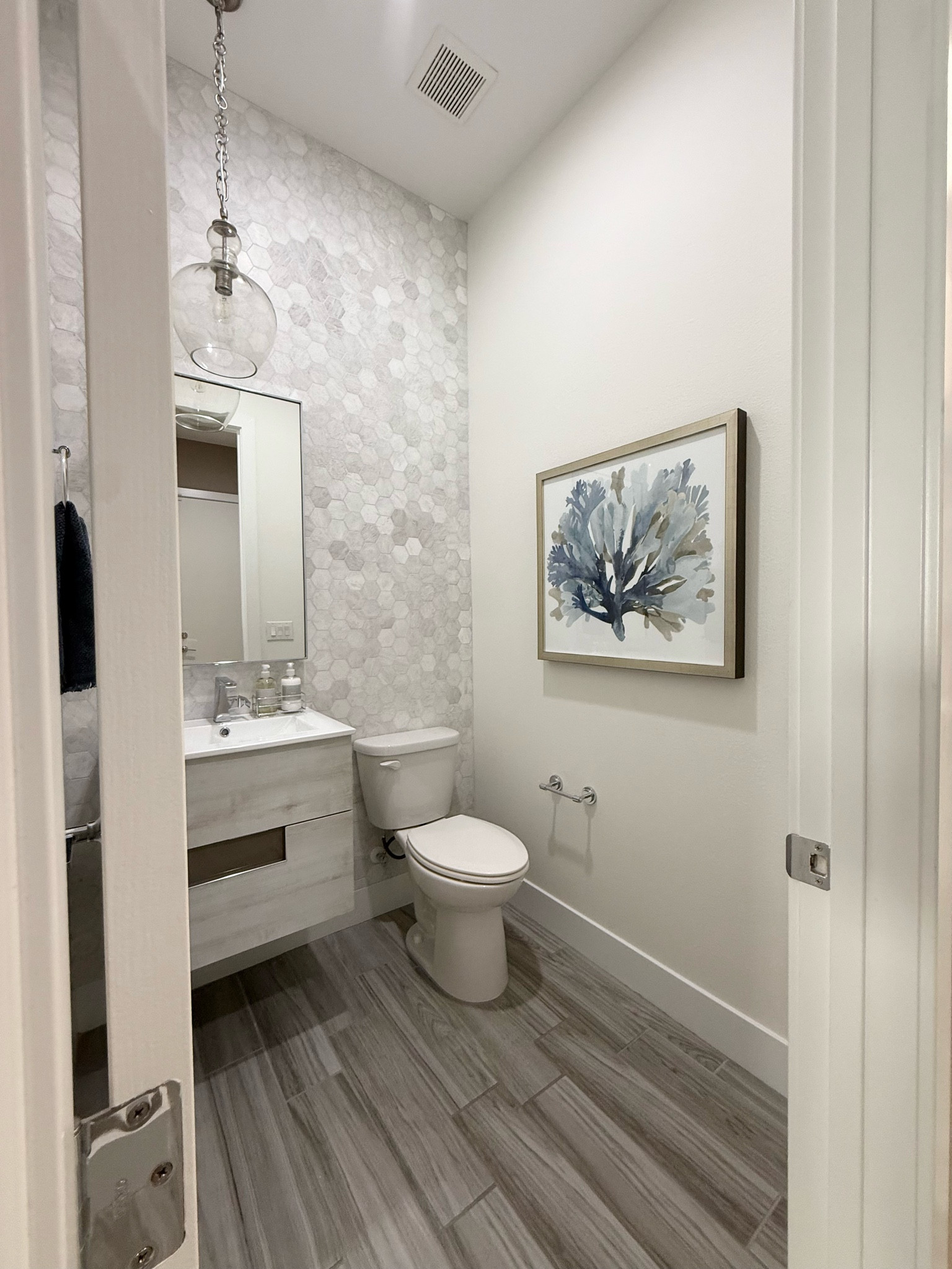 Client update 

Powder bathroom 

Finished project 

#LTKFindsUnder50 #LTKHome #LTKFindsUnder100