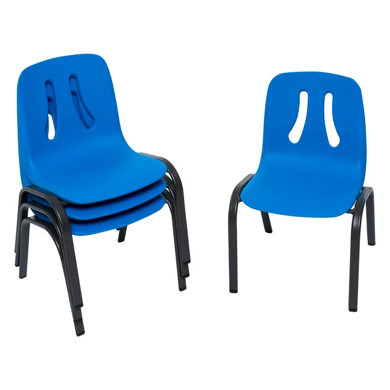 Lifetime Children’s Stacking Chair - 4 Pack, Dragonfly Blue (80944) | Walmart (US)