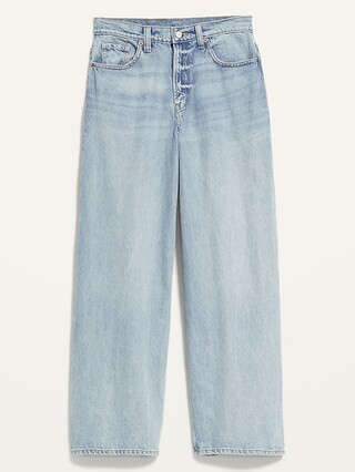 Extra High-Waisted Baggy Wide-Leg  Non-Stretch Jeans for Women | Old Navy (US)