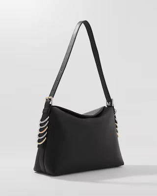 Textured Mixed Metal Tote Bag | White House Black Market
