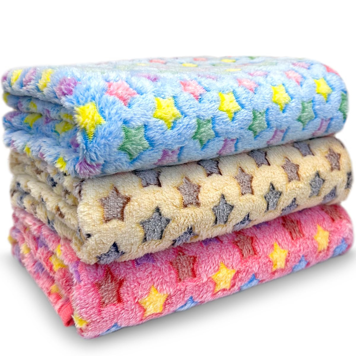 3 Pack Dog Blankets for Small Dogs, 23''x16'' Washable Dog Blanket, Soft Pet Blankets for Cat、R... | Amazon (US)