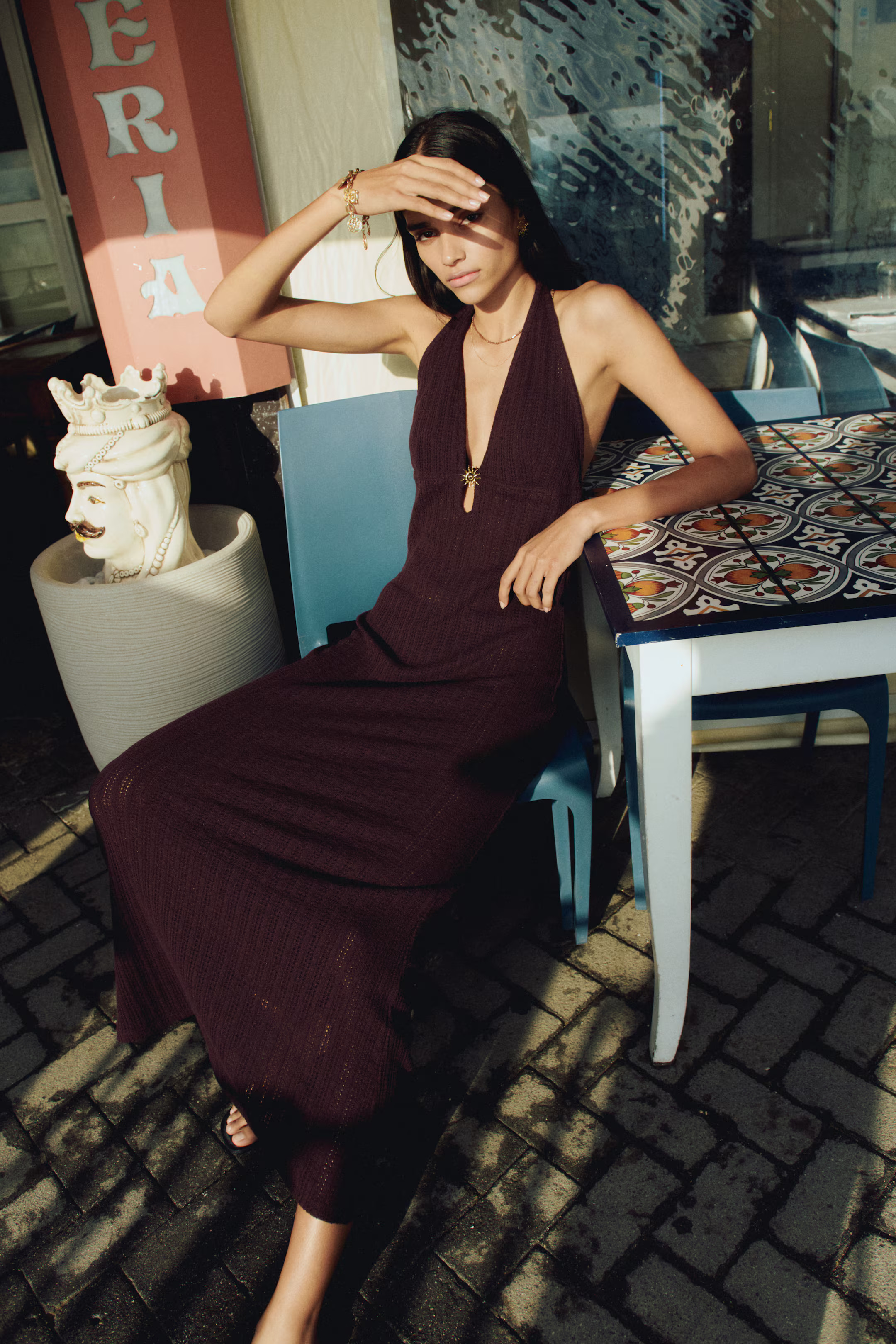 Embellished pointelle-knit dress | H&M (UK, MY, IN, SG, PH, TW, HK)