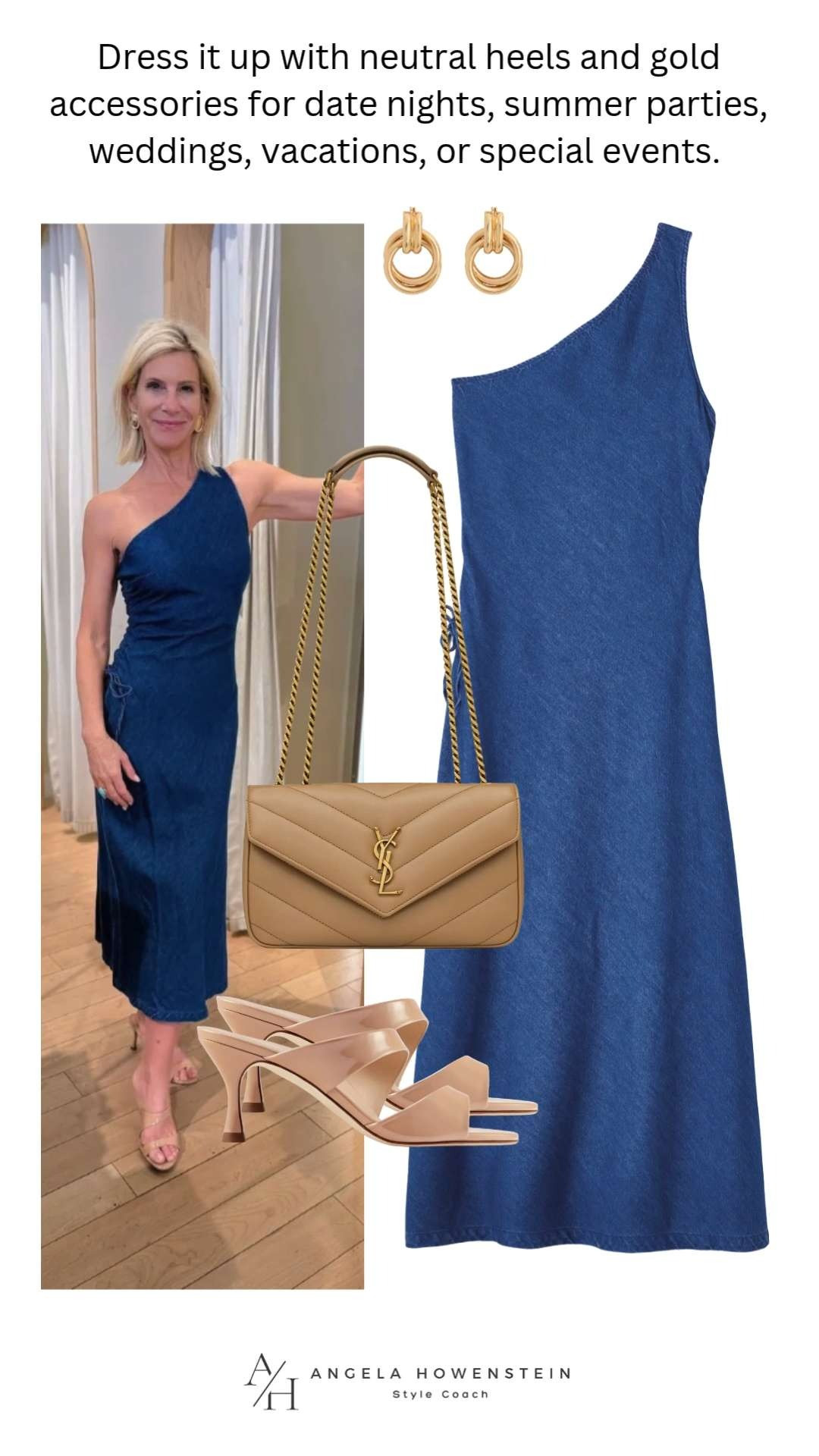 The Denim Dress That Looks So Expensive 

 #LTKootd #LTKSeasonal #LTKOver40