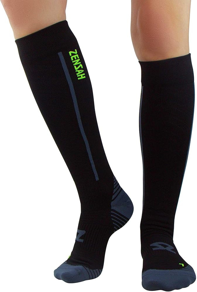 Zensah Featherweight Compression Socks - Ultra-Lightweight Running Compression Socks for Women, M... | Amazon (US)