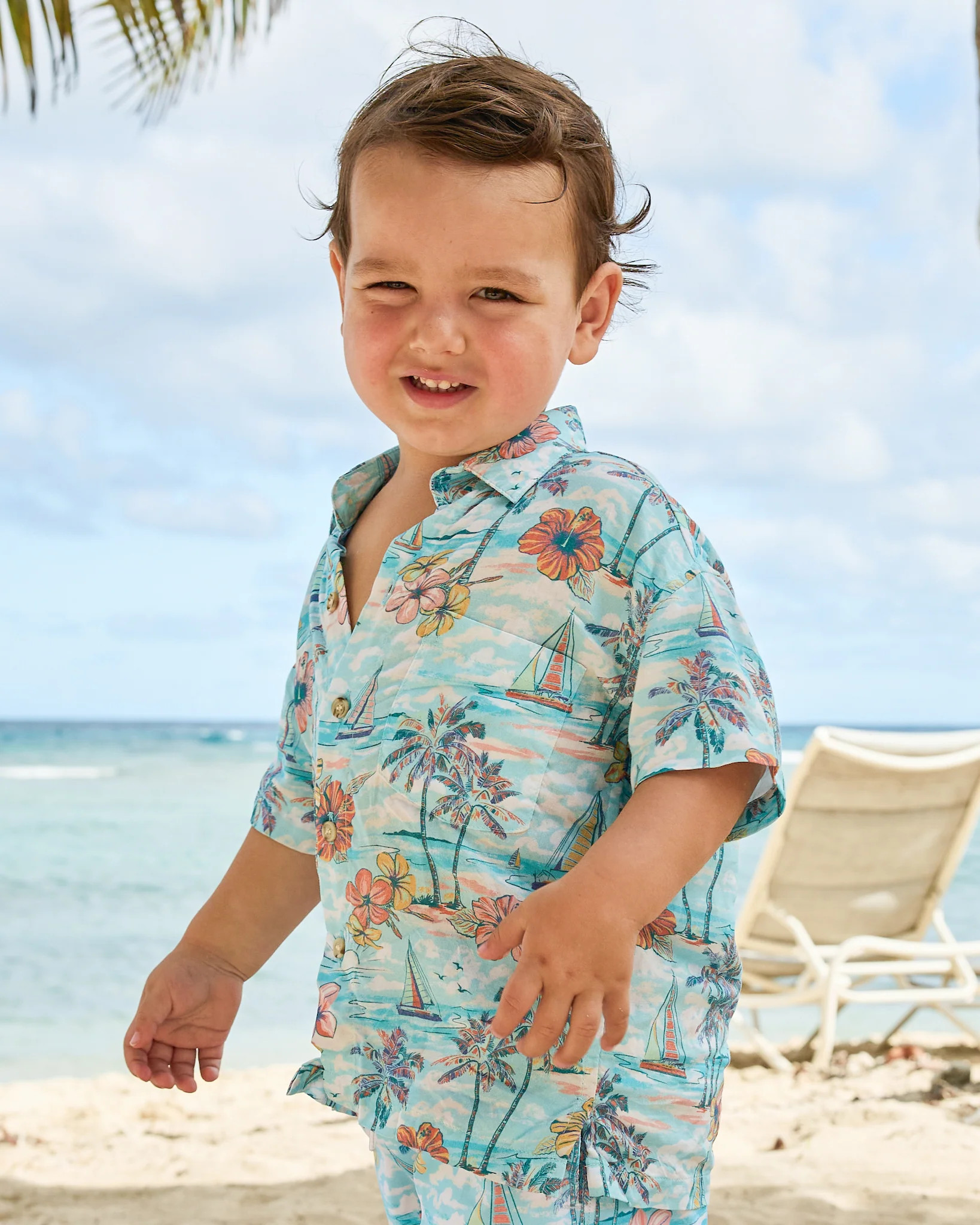 The BVIs - Boys Hawaiian Shirt | Kenny Flowers