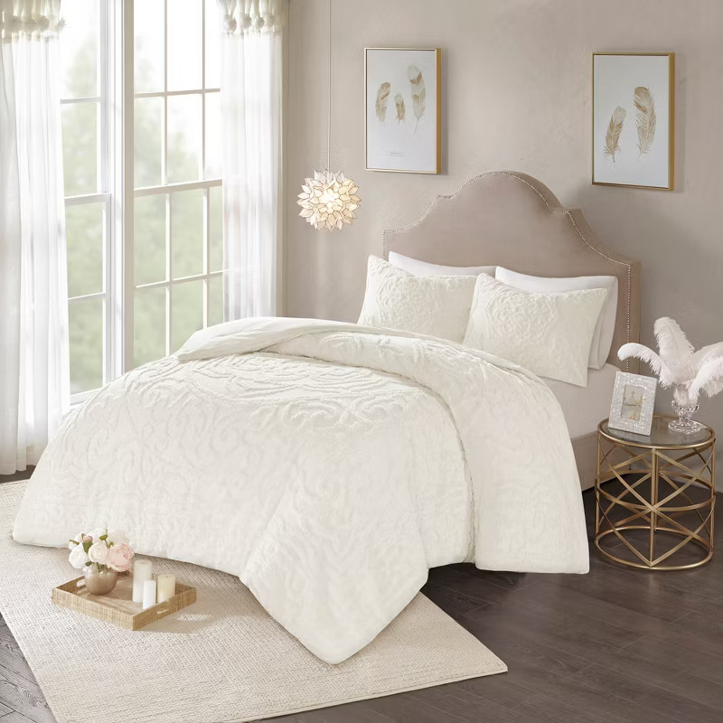 Cecily Cotton Chenille Medallion Comforter Set | Target