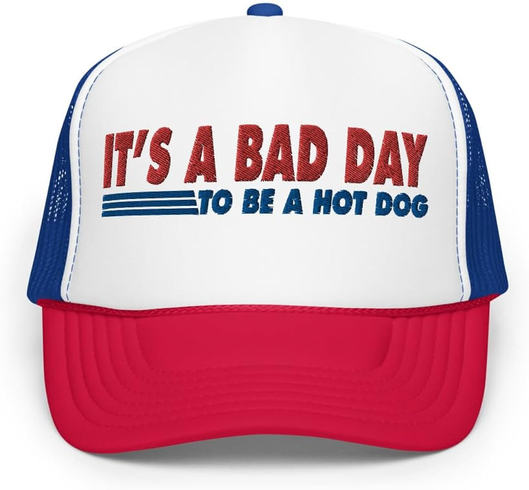 Catnip Clipart | It’s a Bad Day to Be a Hot Dog | Foam Trucker hat | Amazon (US)