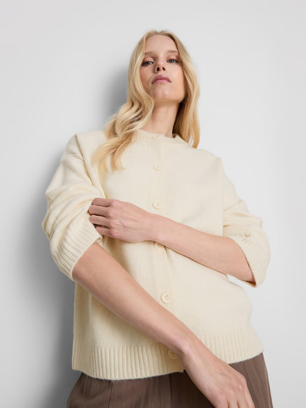 By Coleen Crew Neck Cardigan | Primark UK