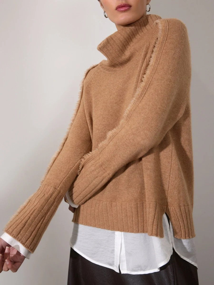 Brochu Walker Women's Jolie Fringe Layered Looker, Camel | Brochu Walker