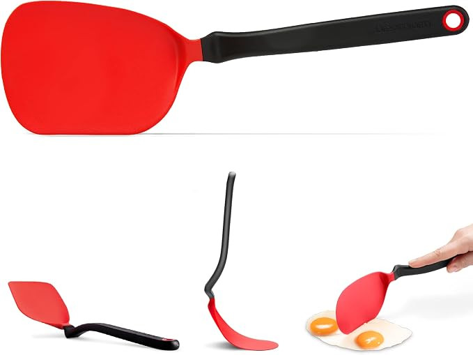 Dreamfarm Chopula Non-Stick-Safe Super-Flexible Sit-Up Spatula with Strong Flat Edge to Separate ... | Amazon (US)