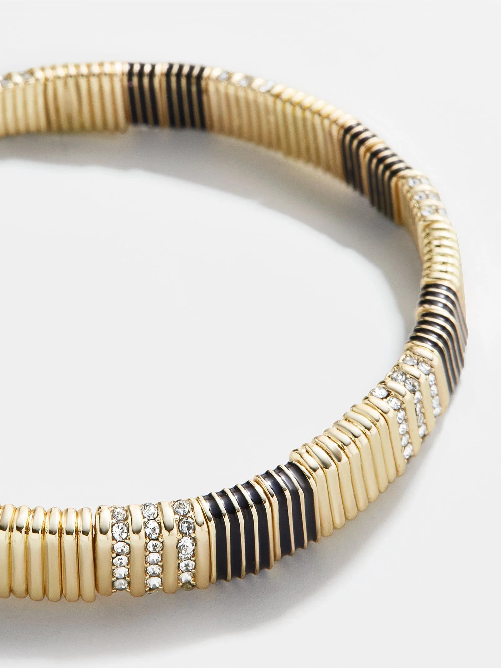 Enamel Tile Bracelet - Black | BaubleBar (US)