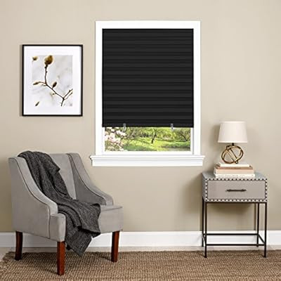 Achim Home Furnishings 123CO48B24 Cordless 1-2-3 Vinyl Room Darkening Pleated Window Shade, 48" x... | Amazon (US)