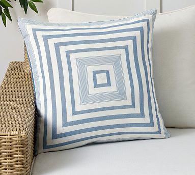 Mark D. Sikes Pixie Mitred Outdoor Pillow | Pottery Barn (US)