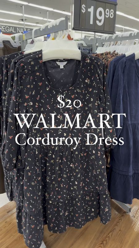 Must-have $20 corduroy dress from Walmart! I’m wearing a size small at 31 weeks pregnant and it fits true to size! 

Fall outfits, fall dresses, family photos, maternity, fall boots 

#LTKfindsunder50 #LTKshoecrush #LTKbump