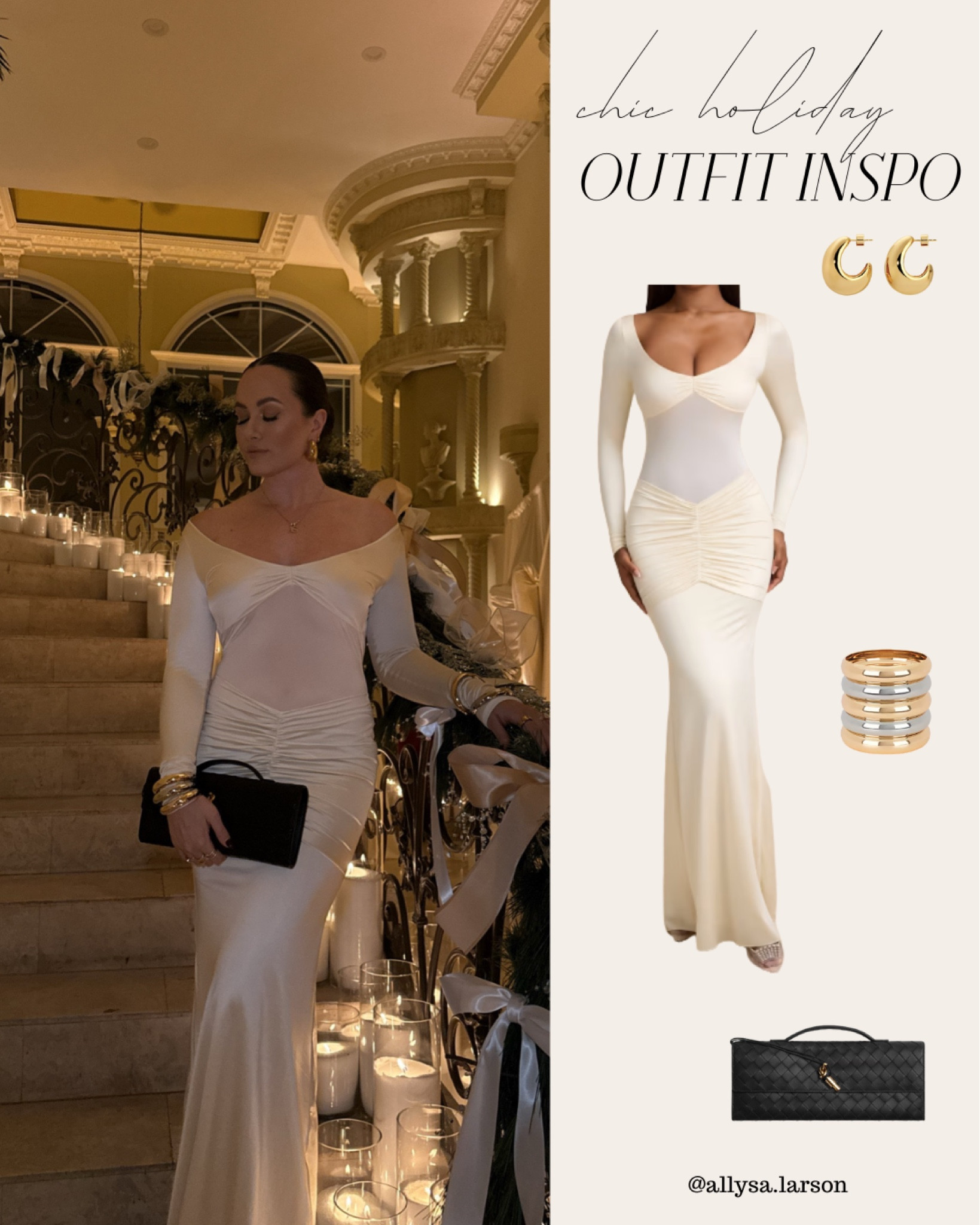 The perfect dress for a night out! Love the bow details on the back!

Wearing a side medium 

#LTKSeasonal #LTKStyleTip #LTKHoliday