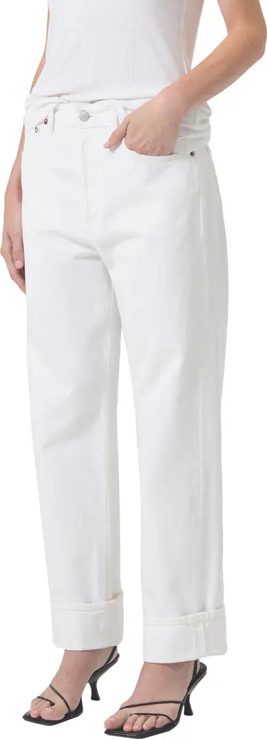 Fran High Waist Wide Straight Leg Jeans | Nordstrom