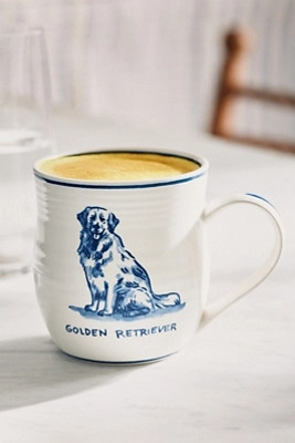 Stoneware Dog Mug | Anthropologie (US)