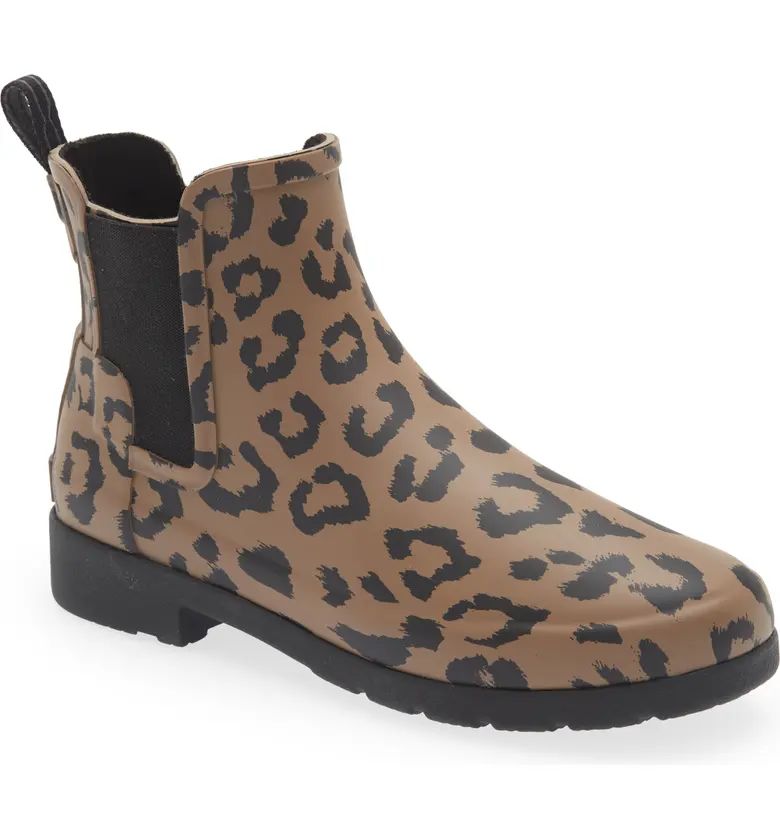 Cheetah Waterproof Chelsea Rain Boot | Nordstrom