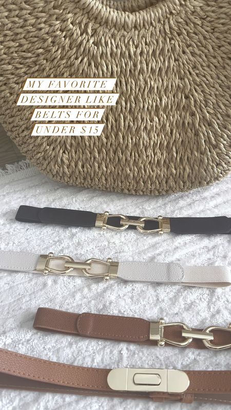 My favorite designer inspired belts for less. 

The 3-pack is $15 and the single belt is $10.  This is my go to brand for any belt that isn’t designer.  They are that good 👍✨

#LTKstyletip #LTKover40 #LTKfindsunder50