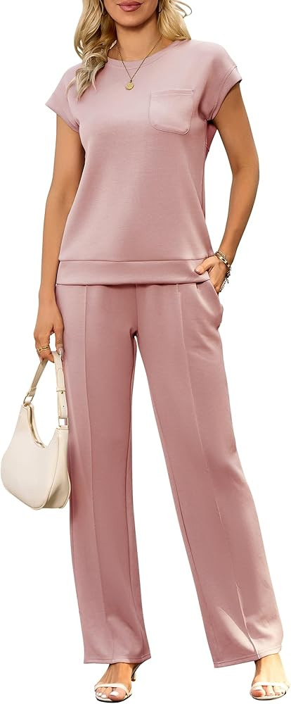 difficort Lounge Sets for Women 2 Piece Outfits Summer | Amazon (US)