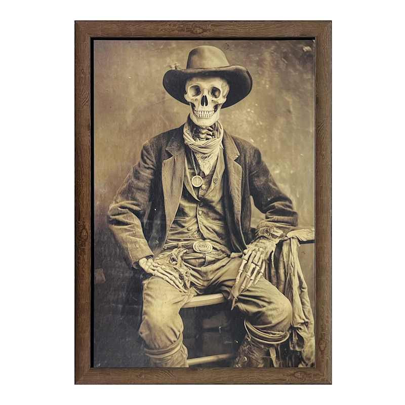 Halloween Cowboy Print Wall Art, 15x21 | At Home