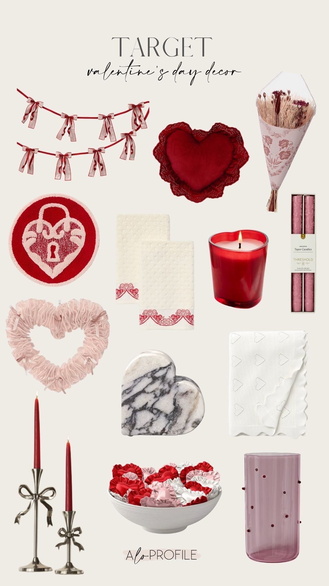 Valentines Day Decor via Target // Target home decor, Target Vday decor, Target Valentine's Day decor, Target seasonal decor, Valentine's Day decor, Vday decor, adorable home decor