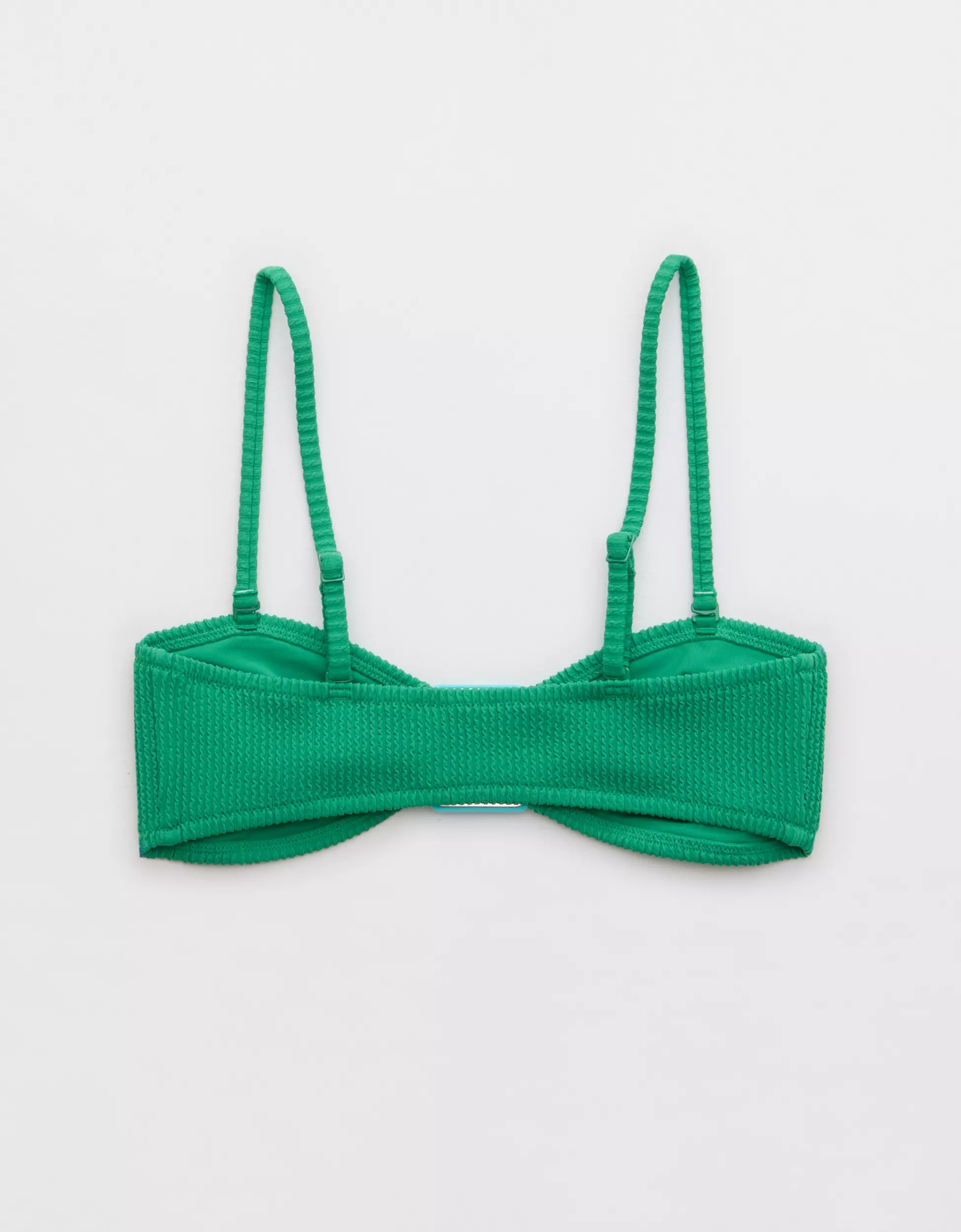 Aerie Crinkle Ring Bandeau Bikini Top | Aerie