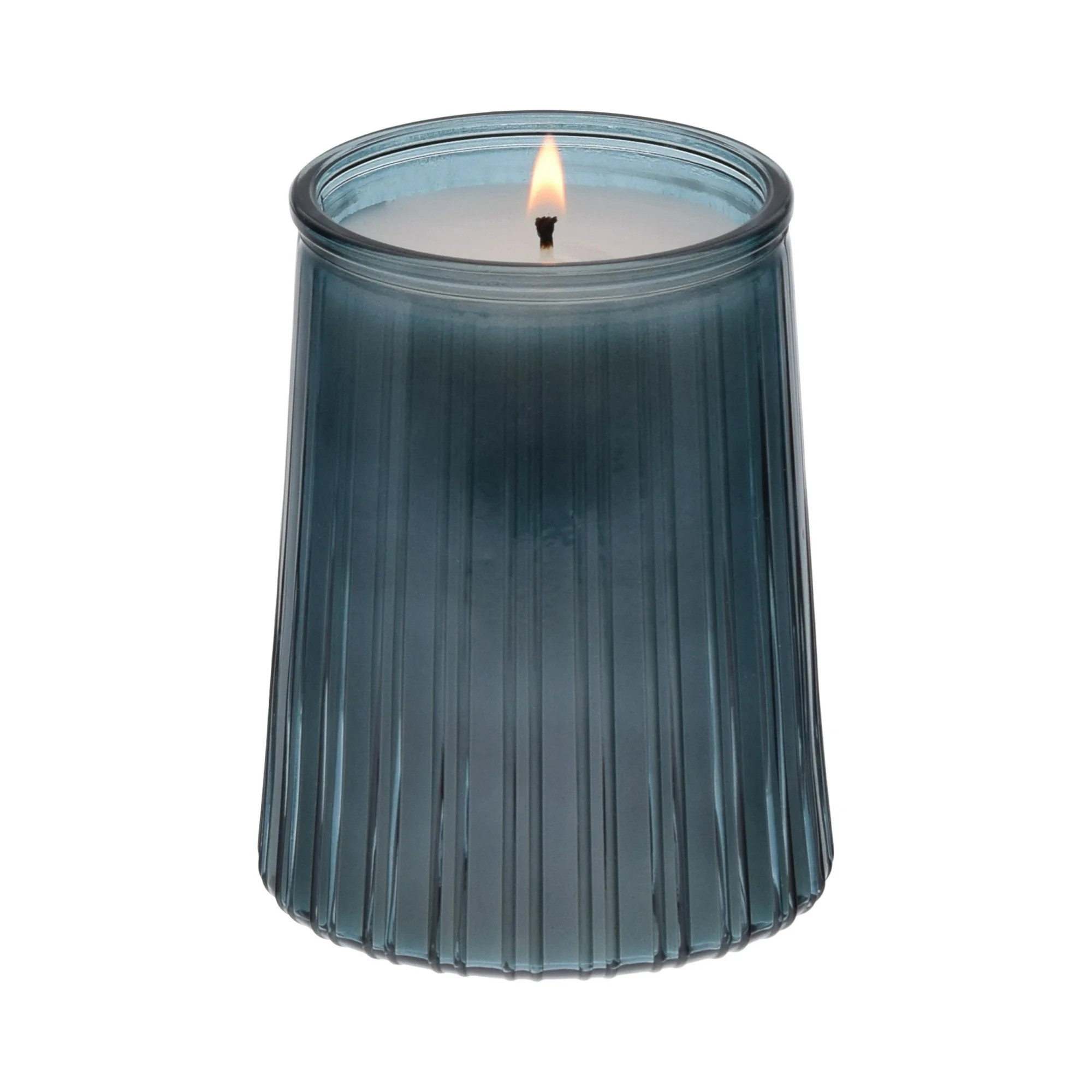 Better Homes & Gardens Oceanside Flannel Scented 1-Wick 16.1oz Ribbed Jar Candle | Walmart (US)