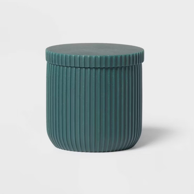 Ribbed Canister Green - Room Essentials™ | Target