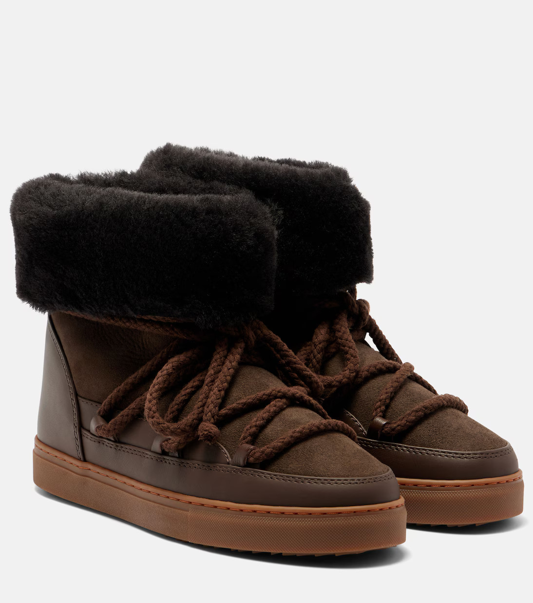 Classic High leather and suede snow boots | Mytheresa (US/CA)
