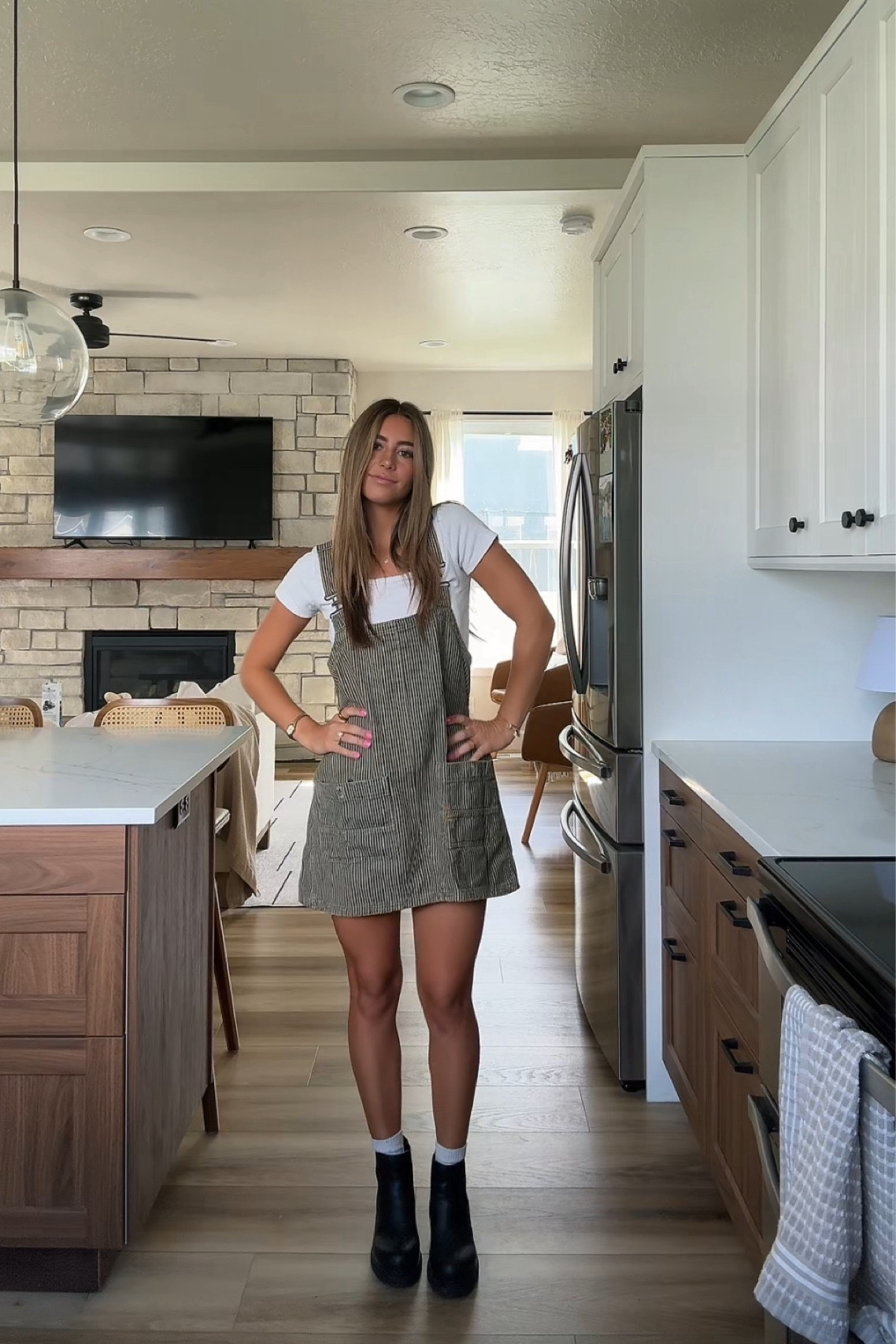 FALL OUTFIT INSPO!! my new favorite dress! wearing a size XS 

fall outfits, free people, back to school outfit, dress, overall dress, boots  

#LTKFallSale #LTKSeasonal #LTKBacktoSchool