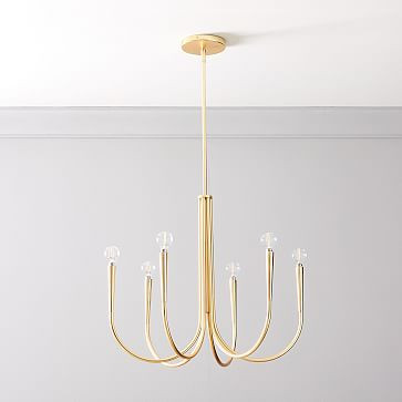 Swoop Arm Chandelier | West Elm (US)