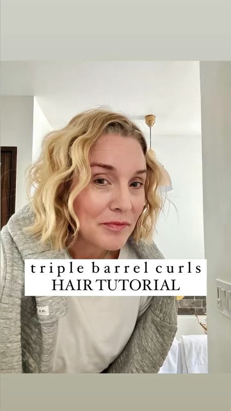 See how Allison gets her fun curls with this tutorial using a 3 barrel curling iron. It’s easy and she always looks fab when she does it. 💪🏼

#LTKVideo #LTKBeauty #LTKOver40