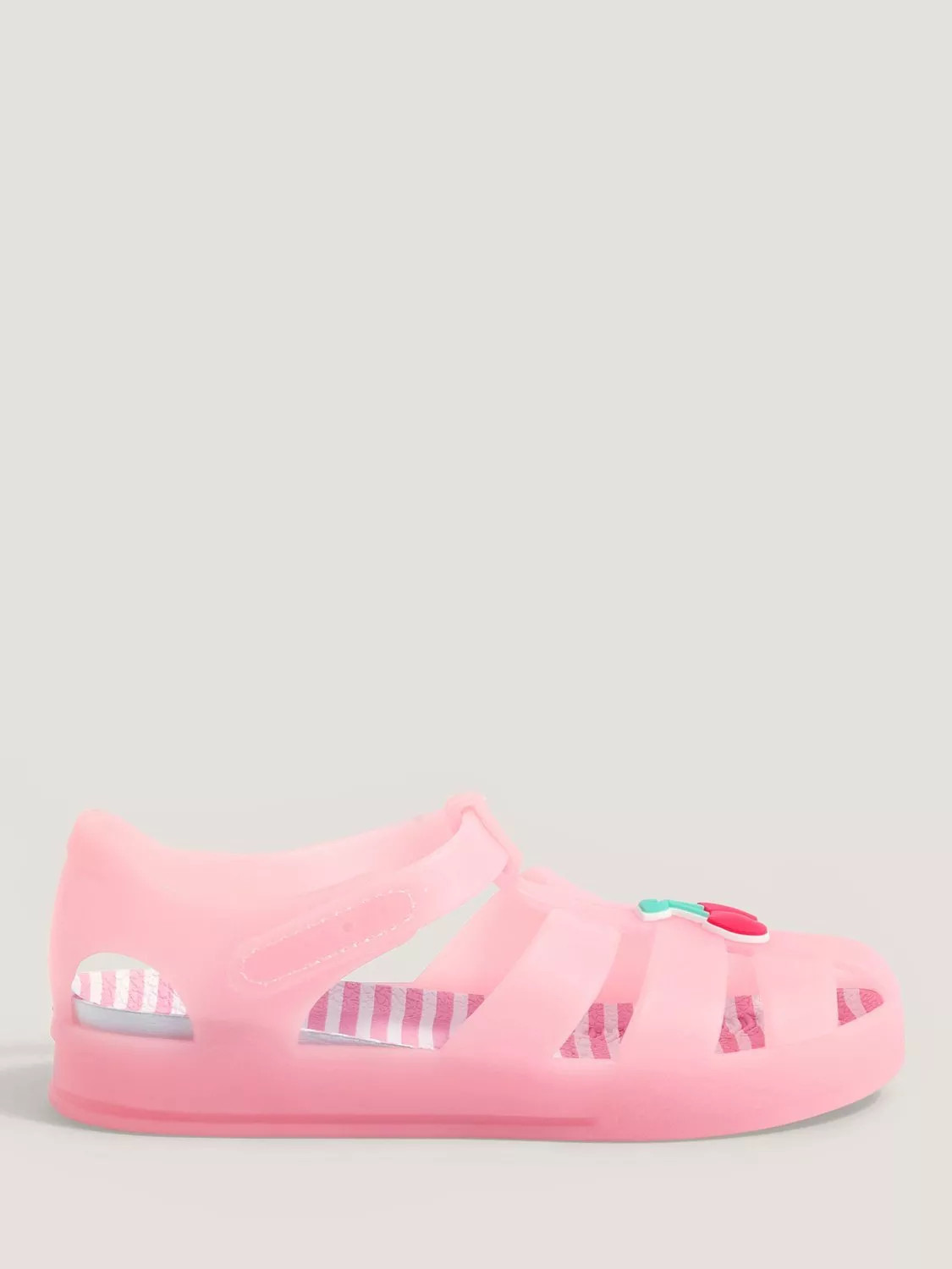 Monsoon Kids' Cherry Jelly Sandals, Pink | John Lewis (UK)