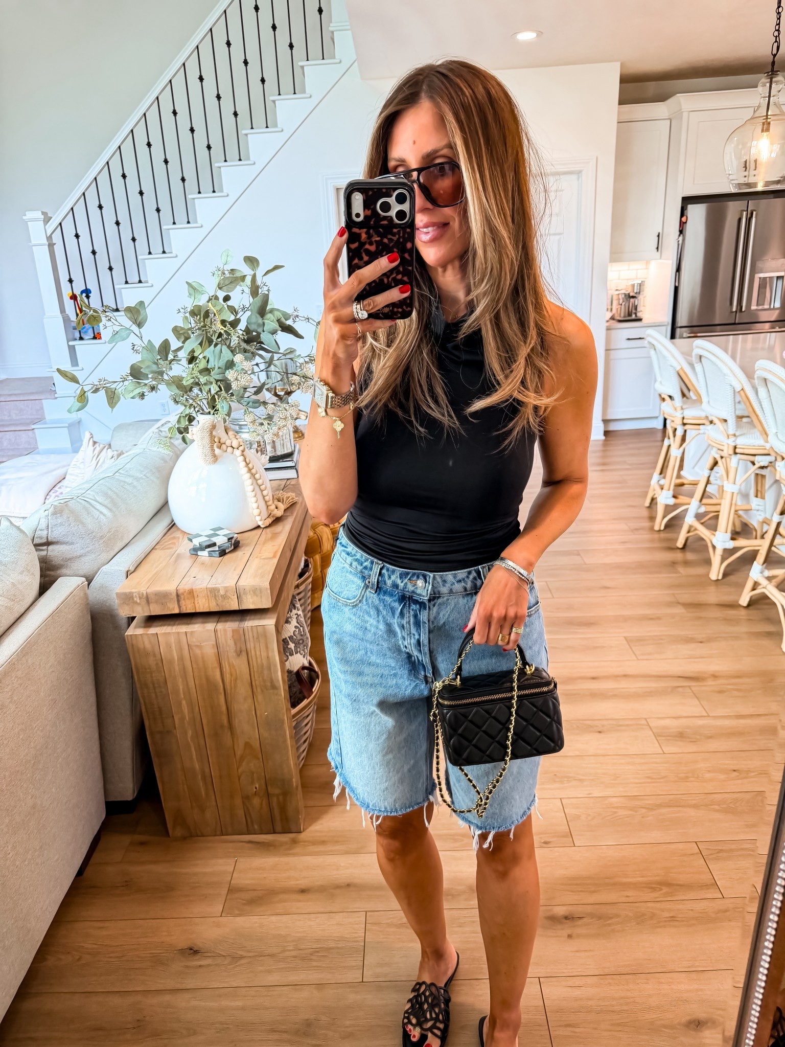 I’m not sure if we liked for you to shorts or not what do we think girls

#LTKOver40 #LTKMidsize