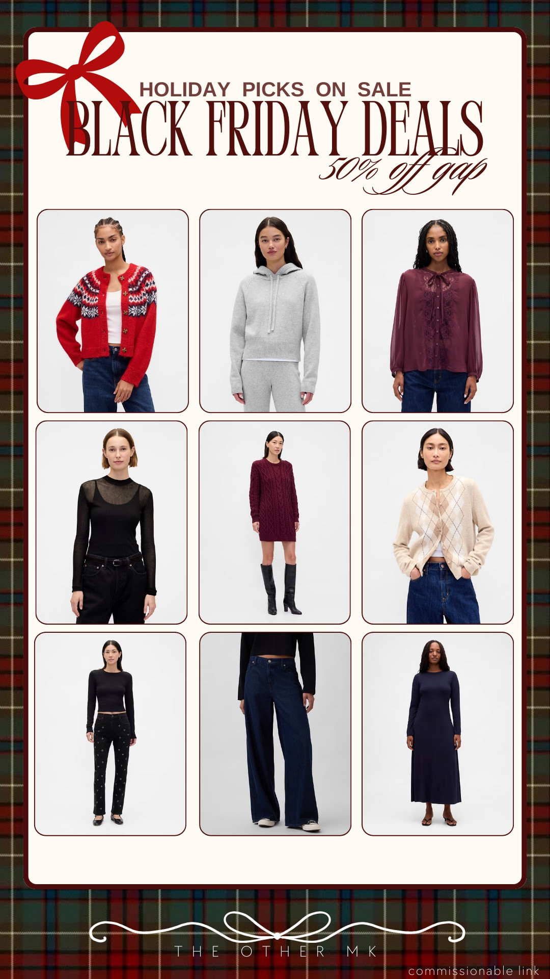 50% off gap Black Friday sale 

#LTKCyberWeek #LTKGiftGuide #LTKHoliday