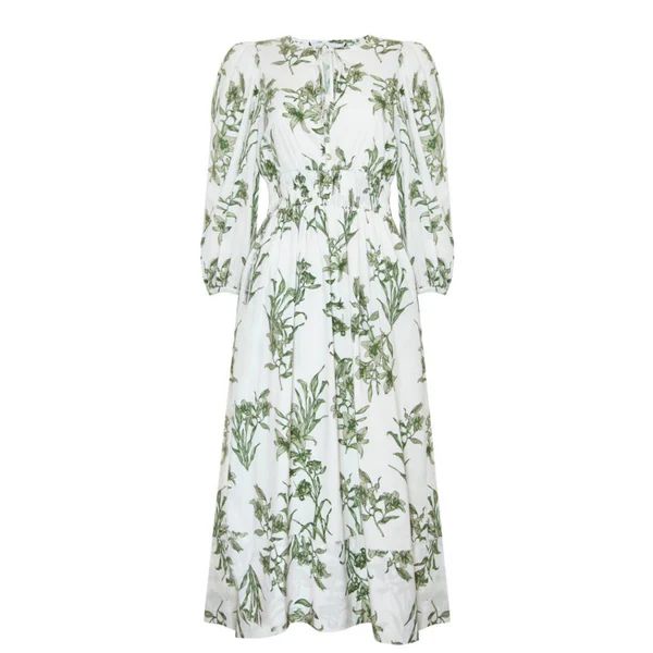 Clementine Dress, Green Lily | The Avenue