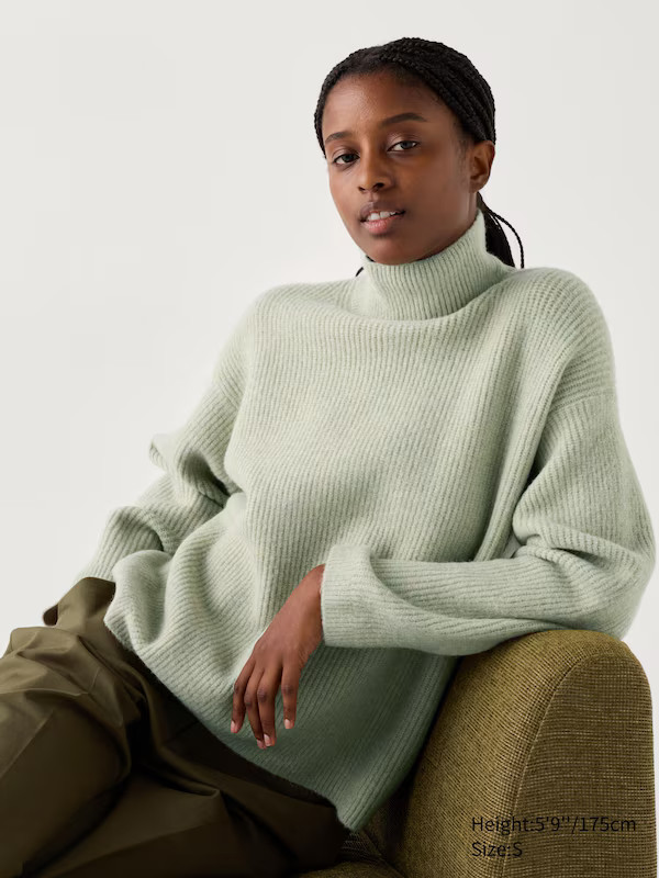 Souffle Yarn Sweater | High Neck | UNIQLO (US)